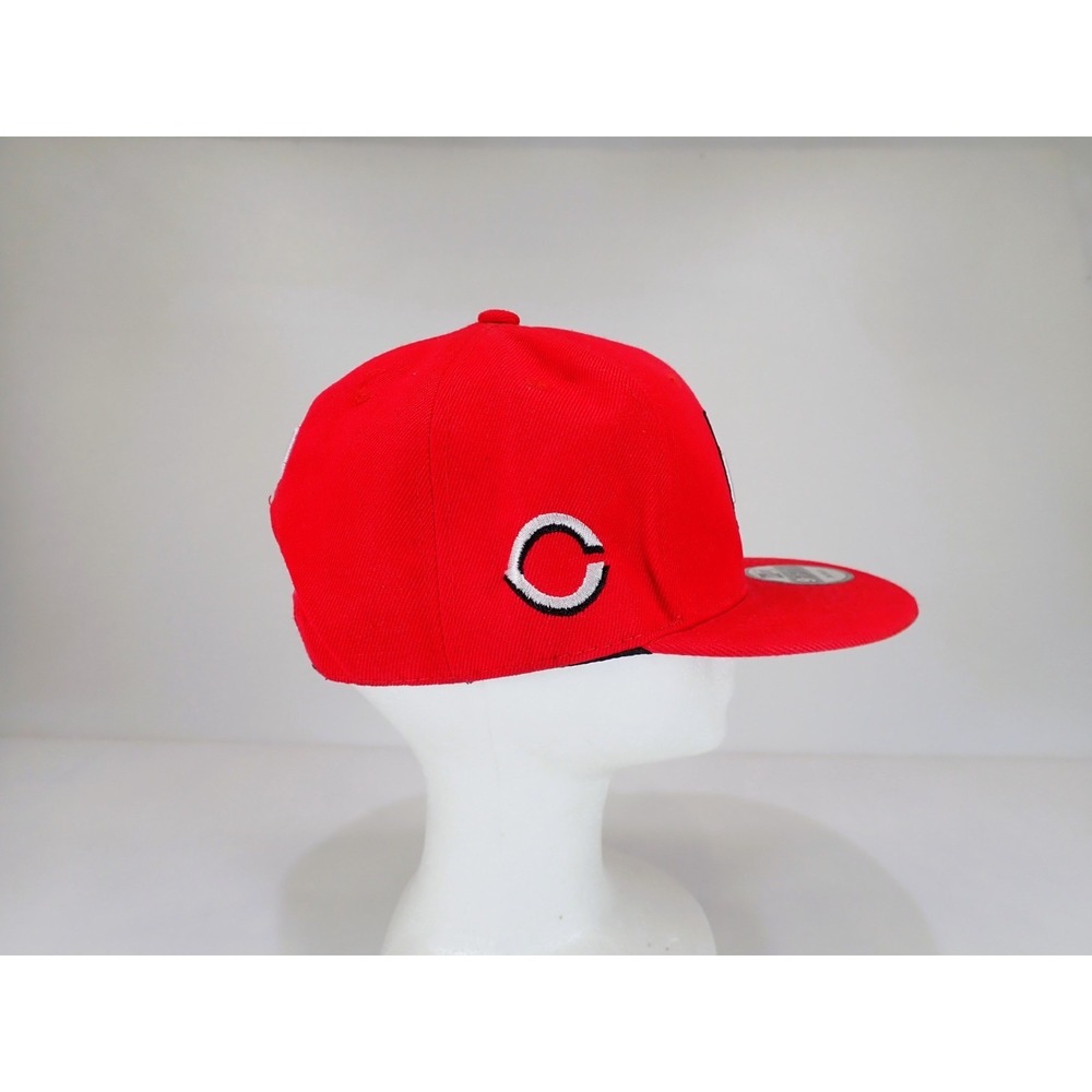 New Era 9FIFTY Cincinnati Reds Hat Ohio State Outline Snapback Red MLB - Picture 5 of 9